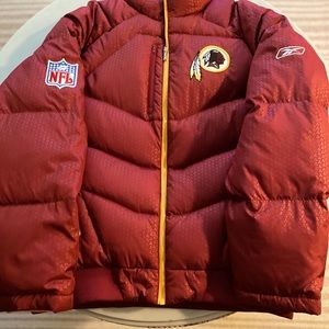 NFL Team Apparel, Washington Redskins,Side Line Jacket.